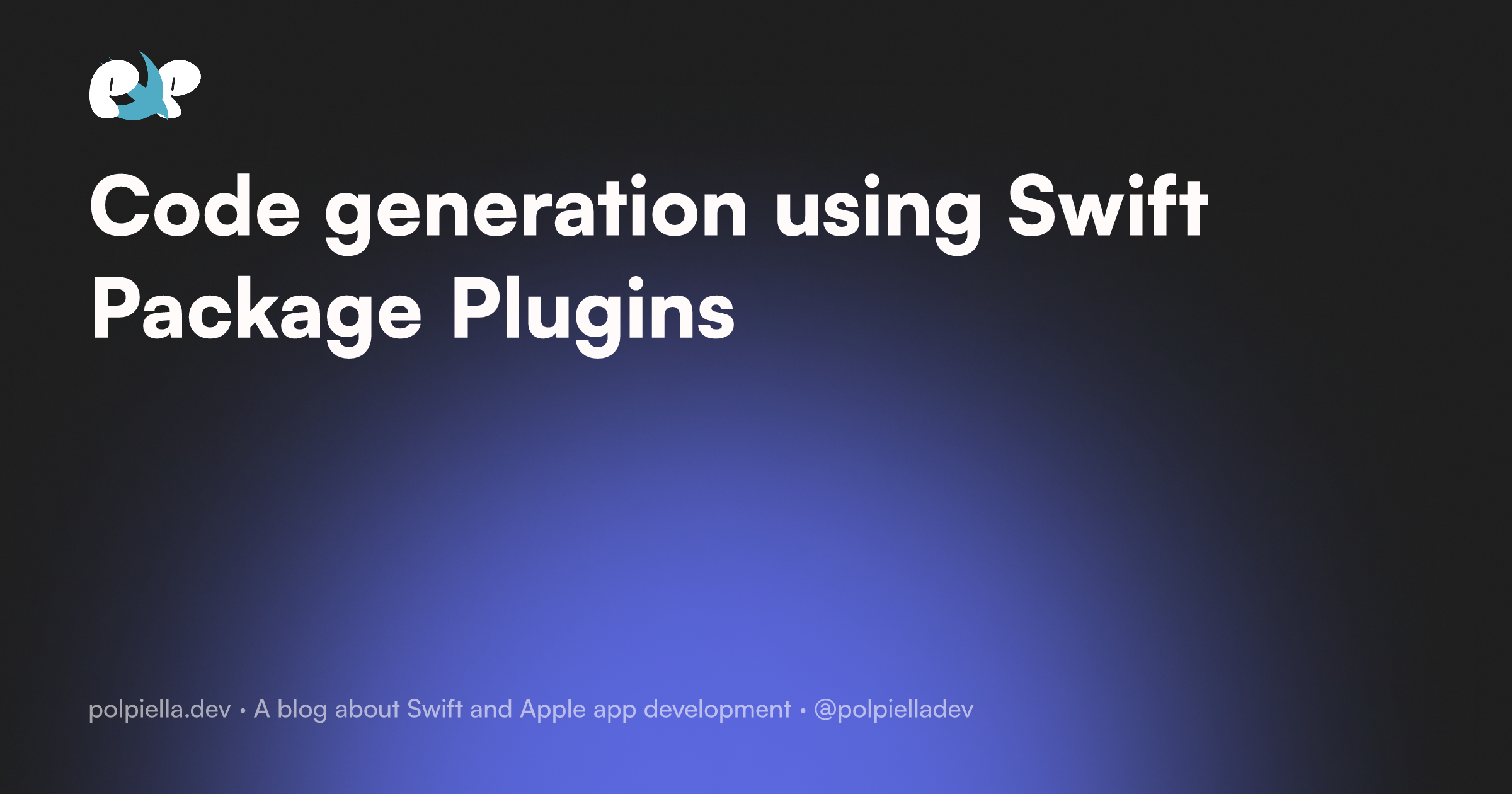 Code generation using Swift Package Plugins