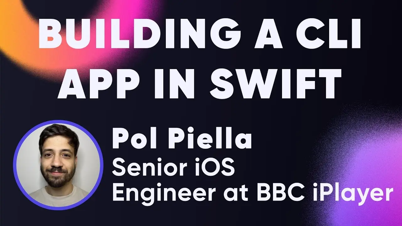 Thumbnail for Building a CLI app in Swift with Pol Piella video